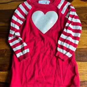 Heart sweater dress